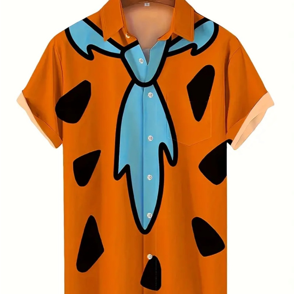 Flintstones button up shirt